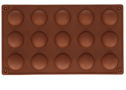 Siliconen Bakvormen | Bakvorm | Koekjes vormen | 15 Holtes | Bruin