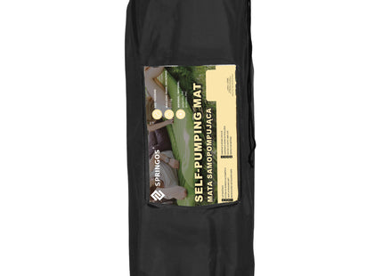 Slaapmat - Zelfopblazend - 180 cm - Inclusief Hoes - Zwart