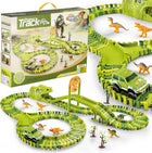 Dino Racebaan | Inclusief Jeep | 168 Delen | Groen