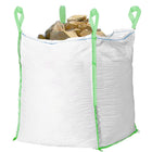 Big Bag 1000 kg Zak - Sterk Voor Puin - 120x90x90 cm - Handvatten - Wit