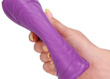 Frisbee Voor Honden - Schijf  - Voerbak - 2 in 1 - Rubber - Paars - 18 Cm