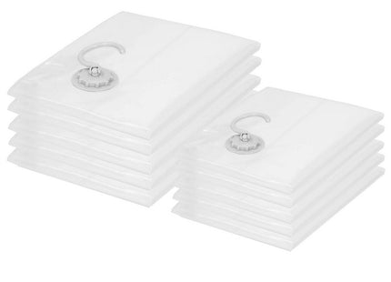 Vacuümzakken Set | Opbergzakken Kleding | Herbruikbaar | 10 stuks | 2 maten | Transparant | Inclusief Pomp
