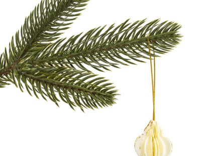 Kersthanger | Opvouwbaar | Wit | 4 cm | 6 Stuk