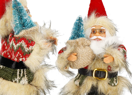 Kerstman | Kerstbeeldje | Kerstversiering | 20 cm