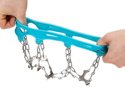 Sneeuwgripzolen Voor Wandelschoenen - Spikes voor Schoenen - Anti Slip - Turquoise- 40-45