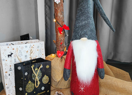 Kerstkabouter - Gnome - Kerstdwerg - Kerstversiering - 84 cm