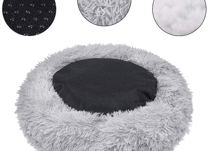 Hondenmand Donut | 80 cm | Grijs