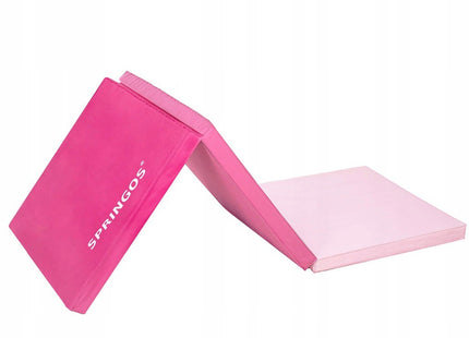 Fitnessmat | 3 Delig | 180 x 60 x 5.5 cm | Roze Tinten
