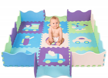 Speelmat | Speelmat Foam | Puzzelmat | Figuren | 9 Puzzelstukken