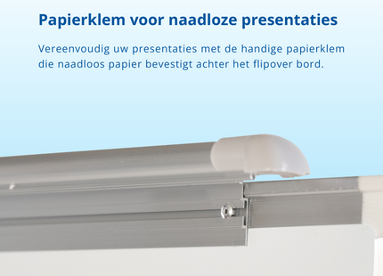 Flipover Whiteboard - Magnetisch - Verrijdbaar - In Hoogte Verstelbaar - 102 x 72 cm