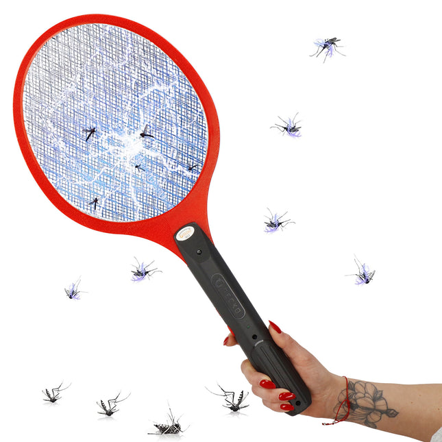 Elektrische Vliegenmepper - Insectenmepper - Metaal - Kunststof