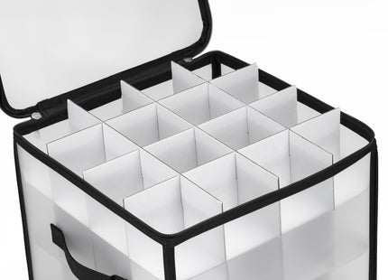 Opbergtas Voor Kerstballen | Polypropyleen | Transparant| 30x30x30 cm