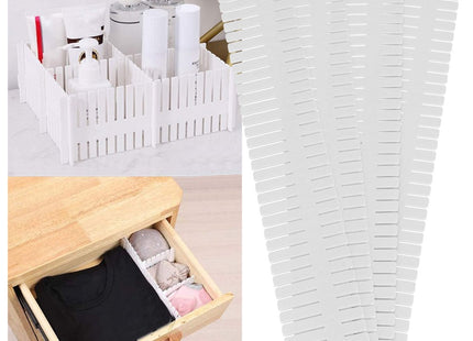 Ladeverdeler | Lade Organizer | 46 x 7 x 1.5 cm | Wit
