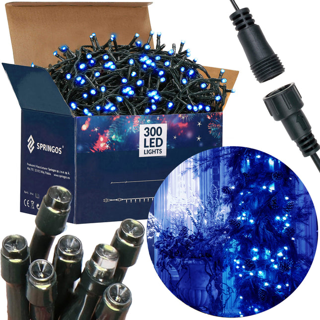 Kerstverlichting | 18 m | 300 LED | Blauw