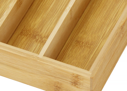 Bestekbak - Bestekhouder - Bestek Organizer - Bamboe - 25x35x5 CM