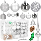 Kerstballen | 101 Stuks | Zilver