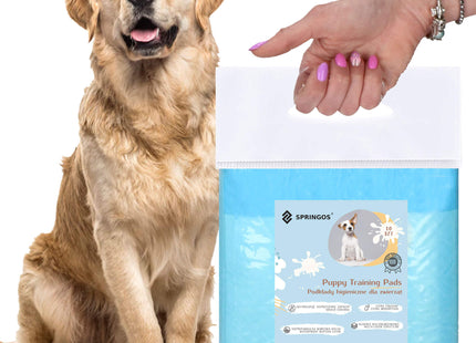 Puppy Training Pads| Plasmatjes Hond | Zindelijkheidstraining | 50 Stuks | 60 x 90 cm