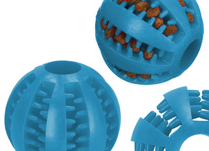 Hondenspeeltje - Hondenbijtring - Rubber - Tandheling - Blauw