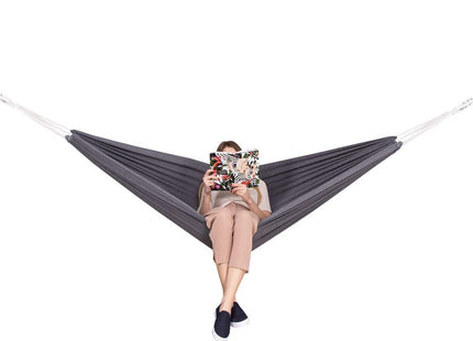Hangmat | Extra Stevig | Inclusief Opbergtas | Donkergrijs | 200 x 150 cm