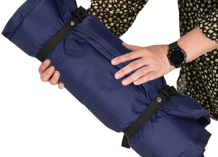 Slaapmat - 200 cm - Zelfopblazend - Inclusief Hoes - Blauw