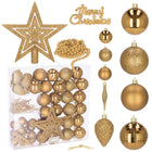 Kerstballen & Piek | 51 Stuks | Goud