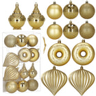 Kerstballen | 12 Stuks | 6 cm | Goud | Onbreekbaar