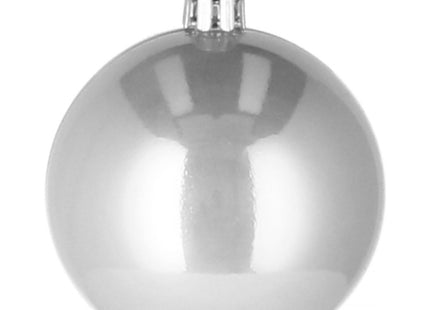 Kerstballen | 37 Stuks | 3/8 cm | Parelgrijs