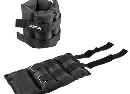 Pols- en enkelgewicht | 2 Stuks | 2,5 kg | Zwart