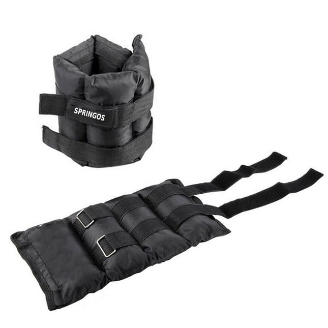 Pols- en enkelgewicht | 2 Stuks | 2,5 kg | Zwart