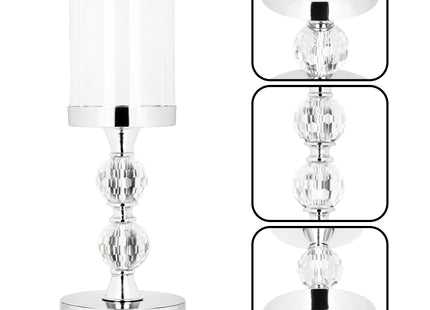 Kandelaars | Zilver | Metaal | Kunststof |  Set Van 3 | 28/35,5/41
