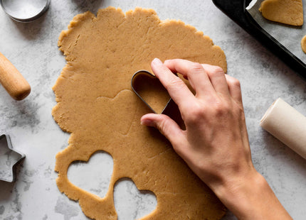 Koekjesvormen - Uitsteekvorm - Kerstkoekjes - Zilver- 12 Stuks