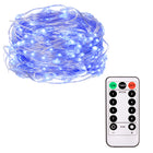 Kerstboomverlichting -  100 LED - Afstandsbediening - Blauw