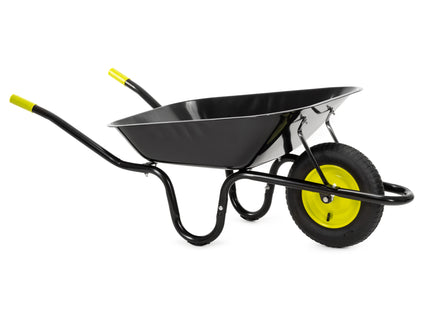 Kruiwagen | Kruiwagenwiel | 120L | 100kg Draagvermogen | Groen/Zwart