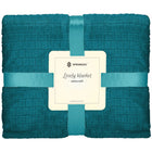 Plaid | Sprei | Bankdeken | Deken | 170 x 210 cm | Pluche  | Zee