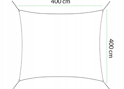 Schaduwdoek | Zonnezeil | Vierkant | 3 x 3 m | 90% Schaduw | Grijs