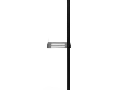 Handdoekhouder - Handdoekrek - Badkamer - Metaal - Zwart  - 77 cm