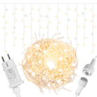 IJspegel Verlichting | 20 m + 2.5 m Snoer | 500 LED | Warm Wit + Koel Wit | Koppelbaar | Flits