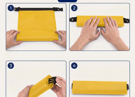 Drybag | Waterdichte Tas | 10 Liter | Geel