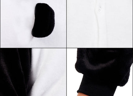 Onesie Volwassenen | Panda | Maat S | Zwart/Wit