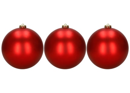 Kerstballen | 6 Stuks | 15 cm | Rood
