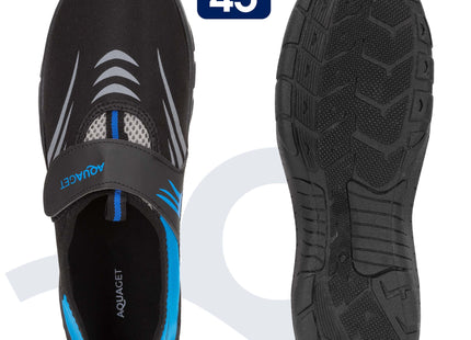 Waterschoenen - AQUA Shoes - Sneldrogend - Rubber - Unisex - Zwart - Maat 45