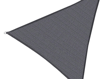 Schaduwdoek | Zonnezeil | Driehoek 3 x 3 x 3 m | 90% Schaduw | Donker Grijs