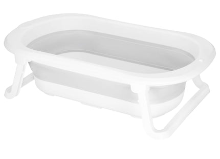 Opvouwbaar Baby Bad - Opvouwbaar - Draagbaar - Met Stop - Tot 12 Maanden - 40 L - Wit - 79 x 49 x 22 cm
