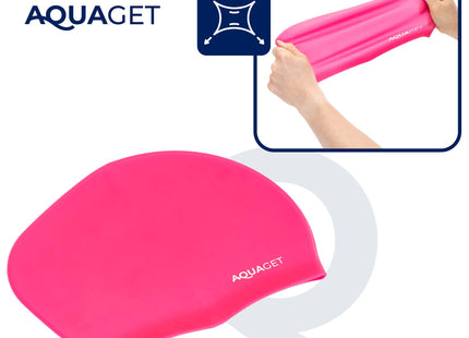 Badmuts - Zwemmuts - Opberghoes - Siliconen - Roze