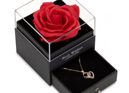 Eeuwige Roos - Geschenkdoos - Geschenkbloem - Valentijnsdag - Liefde - Rood