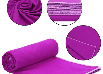 Strandlaken | Badlaken | Strandhanddoek | Microvezel | 150 x 75 cm | Paars