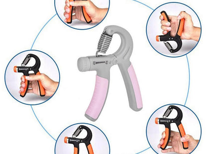 Handtrainer | Handknijper | Roze/Grijs