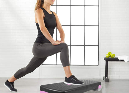 Aerobic Stepper | Verstelbaar | Roze/Zwart/Grijs
