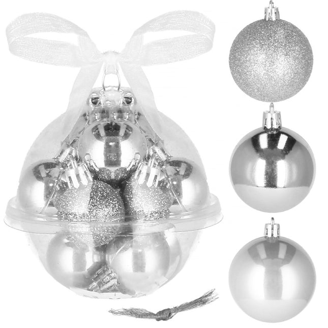 Kerstballen | 12 Stuks | 3 cm | Zilver