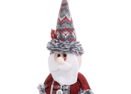 Kerstman Hangend - Kerstdecoratie - Kerstdwerg - Hangend - 19 cm